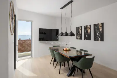 Grad Krk - penthouse s pogledom na more - 4