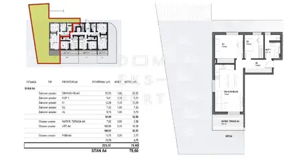 Sesvete, CENTAR, NOVOGRADNJA - Trosoban stan u prizemlju, VRT, PM - 76 - 4