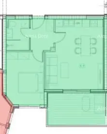 Stan 55,91 m², Umag - 3. kat, balkon i garažno mjesto - 22