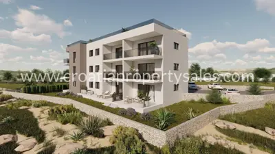 Stanovi 51-71 m², Okrug na Čiovu, mirna lokacija blizu mora - 9