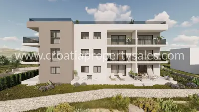 Stanovi 51-71 m², Okrug na Čiovu, mirna lokacija blizu mora - 12