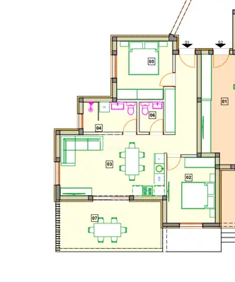 Wohnung 80,9 m², Vodice - 2 Schlafzimmer und Terrasse - 6