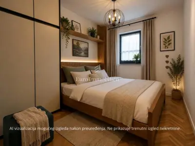 Stan u Malinskoj, 2 spavaće sobe i balkon - 3