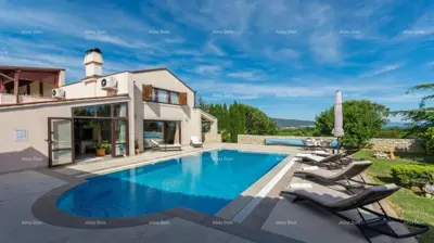 Haus mit Pool, Rabac, Meer- und Grünblick - 5