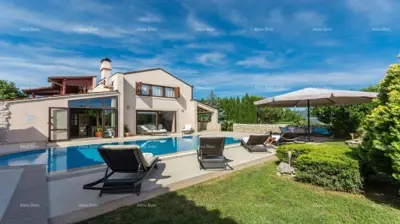 Haus mit Pool, Rabac, Meer- und Grünblick - 3