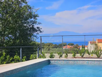 House 193 m², Malinska na Krku, pool and sea view - 9
