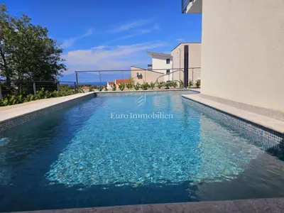 House 193 m², Malinska na Krku, pool and sea view - 8