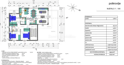 Apartment 68 m², Šimuni na Pag - 2 rooms, garden and parking - 14