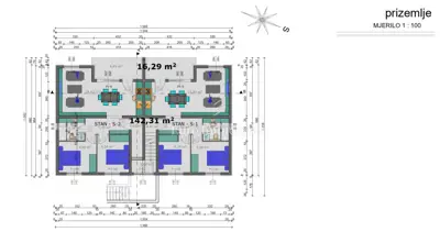 Apartment 68 m², Šimuni na Pag - 2 rooms, garden and parking - 9