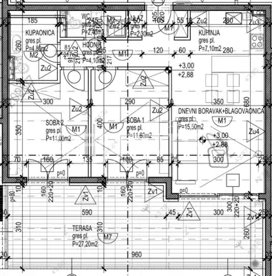 Omiš/Nemira – Novo u ponudi_Novogradnja S7 - 72,45 m² - 2