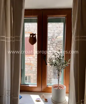 Kamena kuća u Šibeniku, stari grad, terasa s pogledom na more - 4