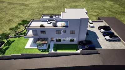 Stan 101,7 m², Tribunj - krovna terasa i pogled na more - 3