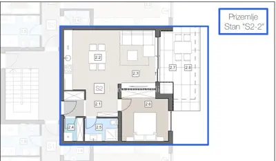1-room apartment in the city center - Labin - 2