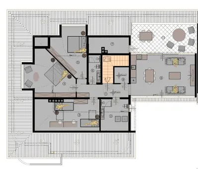 Penthouse, Premantura, pogled na more i bazen - 3