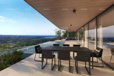 House 277 m², Buje - new construction with pool and sea view - 2