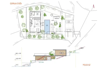 Baugrundstück 671 m², Vinišće, ruhiger Teil in der Nähe des Meeres - 5