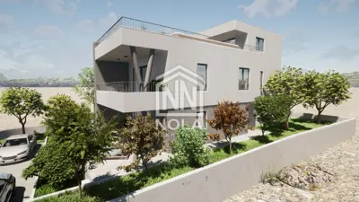 Apartman 100 m², Vodice - panoramska terasa i pogled na more - 19