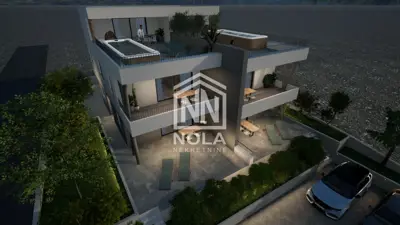 Apartman 100 m², Vodice - panoramska terasa i pogled na more - 5