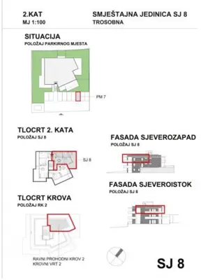 Penthouse 61 m², Premantura, pogled na more i krovna terasa - 12