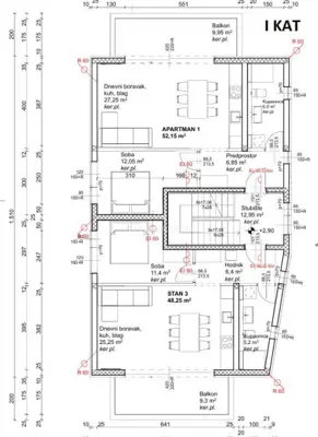 Apartment 69,68 m², Novalja - terrace and parking space - 15