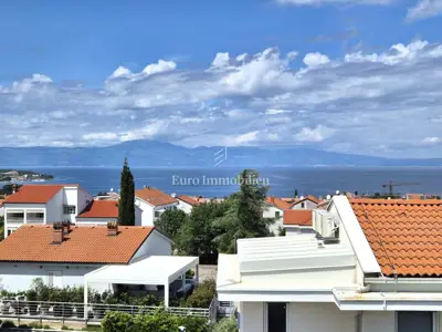 Apartment mit wunderschönem Meerblick in Malinska