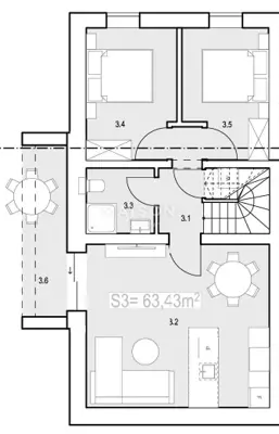 Malinska, apartman u prizemlju 250 m od mora - 6