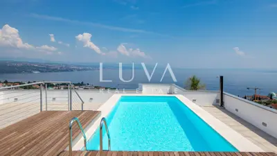 Opatija, luksuzna novogradnja s pogledom na more, stan NKP 367,19 m²