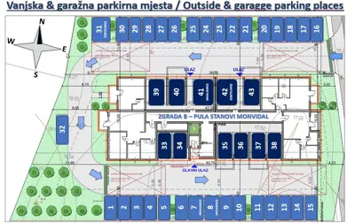 Stan 43 m², Pula - Monvidal, novogradnja i terasa - 9