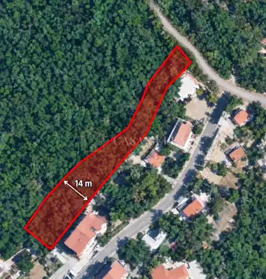 Building plot, Crikvenica - quiet location with sea view