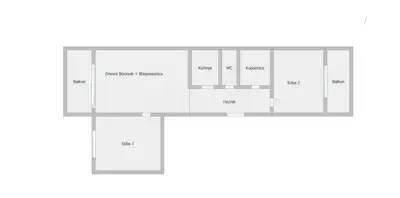 Sale, Zagreb, Maksimir, near Petrova Street, 3-room apartment, 62 m², balcony