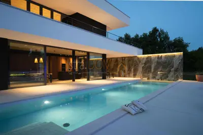 Vila 300 m², Grožnjan - bazen i panoramski pogled - 8