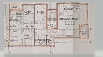 Stan 138 m², Velika Gorica - 4 sobe i 2 loggie - 20