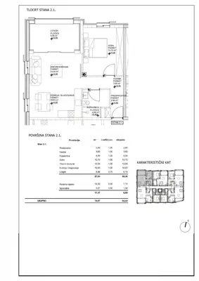 Apartment 75 m², Cres - strict center, 50 m from the sea - 12