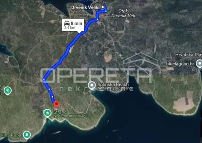 Poljoprivredno zemljište 1.254 m², Drvenik Veliki - pogled na more - 3