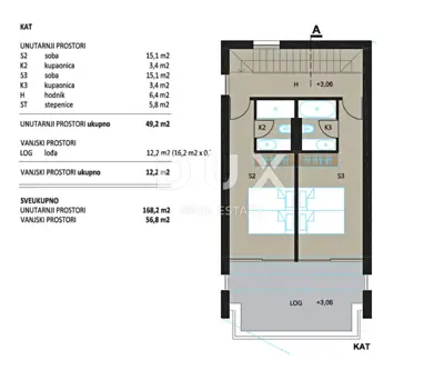 Building plot, Bale - building permit and panoramic views - 9