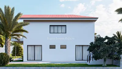 Kuća 150 m², Malinska - pogled na more i bazen - 2