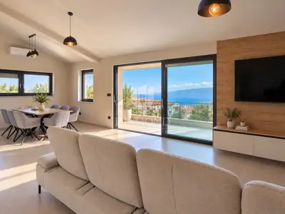 House 150 m², Labin - sea view and pool - 7