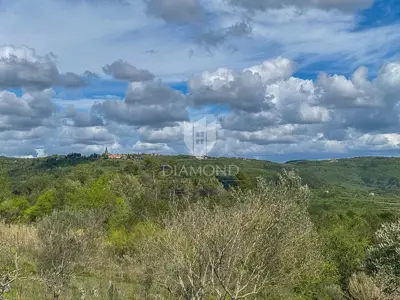 Building plot 5,600 m², Buje - view of Grožnjan and Motovun - 10