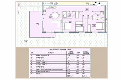 Apartment 107.1 m², Srima near Vodice - 70 m from the sea and beach - 24