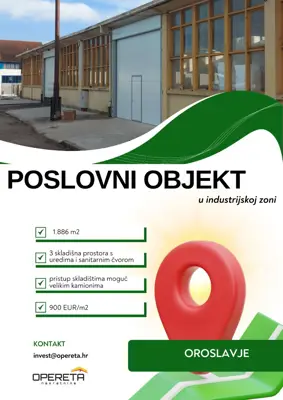 Gewerbeimmobilie, Oroslavje, Industriezone, 1.886 m²