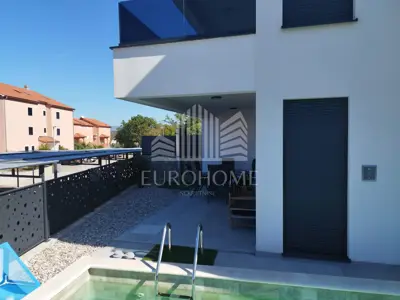 Doppelhaushälfte 156 m², Malinska, Pool und Meerblick - 12