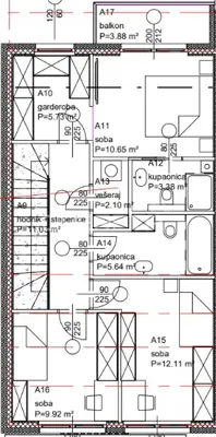Terraced house, Gornja Bistra, new build and garden 67 m² - 10