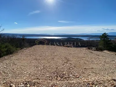 Building plot 705 m², Jadranovo - view of Kvarner - 7