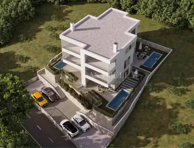 Building plot 705 m², Jadranovo - view of Kvarner - 5