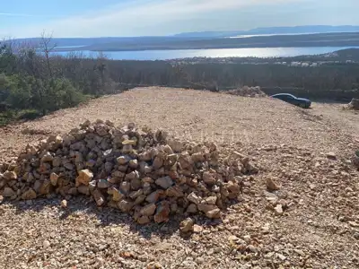 Building plot 705 m², Jadranovo - view of Kvarner - 11