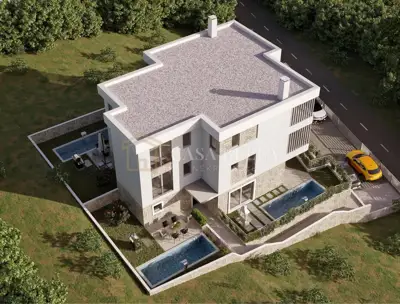 Building plot 705 m², Jadranovo - view of Kvarner - 6