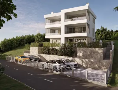 Građevinsko zemljište 705 m², Jadranovo - pogled na Kvarner