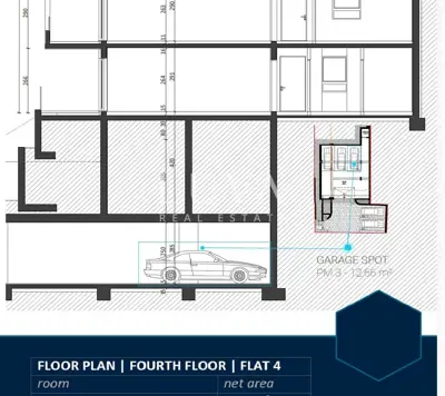 Wohnung 62 m², Lozica - 2 Schlafzimmer, Terrasse und Meerblick - 9