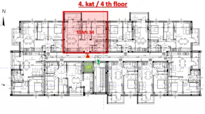 Stan, Pula Centar, 2 spavaće sobe i balkon - 15