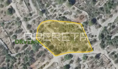 Građevinsko zemljište 786 m², Drvenik Veliki, pogled na more - 2